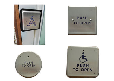 Công tắc nhấn để mở bằng thép không gỉ 4,75 ”chắc chắn, nút nhấn để mở Handicap cho cửa