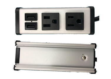 Ổ cắm điện 2 chiều có thể lắp với bộ sạc USB Hai cổng 5V 2.1A / 5V 1.0A