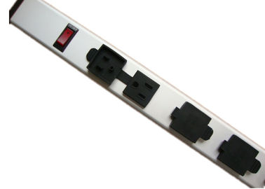 Rack chống thấm nước có thể lắp ráp Power Strip PDU cho nội 7 Way / 8 Way UL chấp thuận