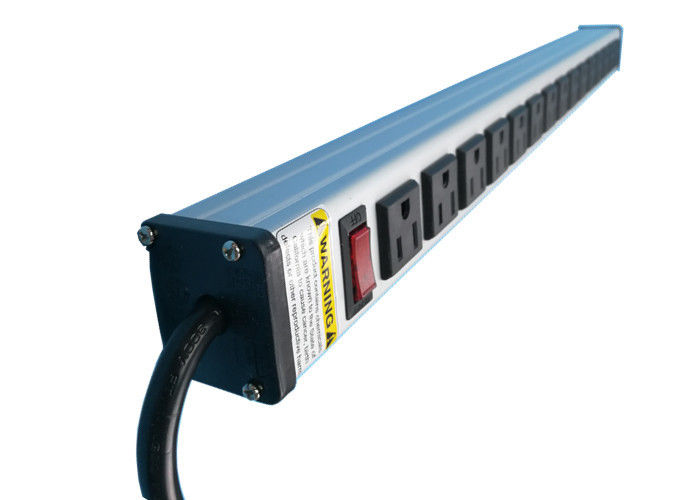 15 Way Receptacle Ngang đa Outlet Power Strip UL chấp thuận với bảo vệ tăng