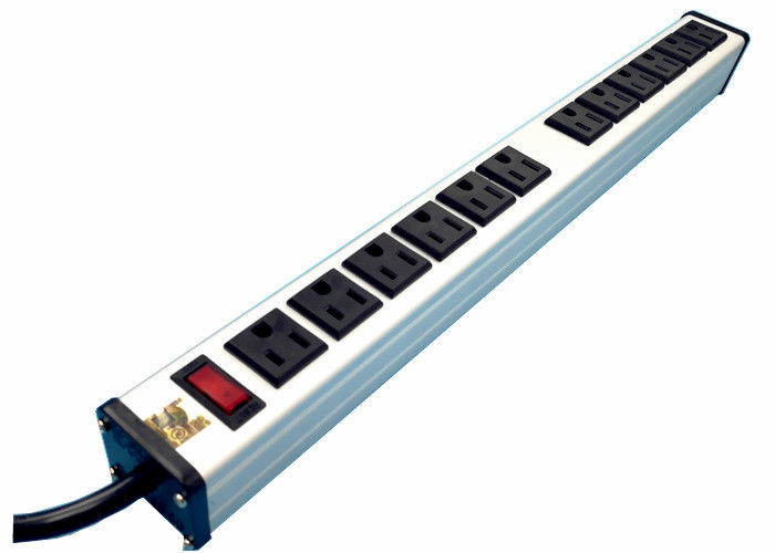 12 cắm đa Outlet Power Strip Surge Protector, 12 ổ cắm mở rộng chì UL được liệt kê