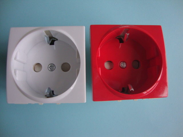 Đa màu Đức cắm tường châu Âu, ổ cắm điện châu Âu 250VAC 16A