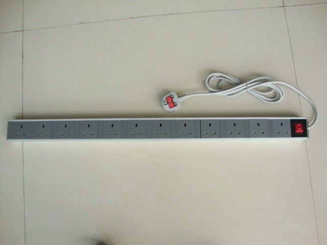 Slim 12 Jack cắm đa dây mở rộng với On Off Switch / Extra Long Cord
