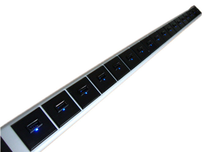 100-250VAC 17 Port 2.0 USB Sạc Power Strip cho iPhone iPad Máy Tính Bảng Điện Thoại