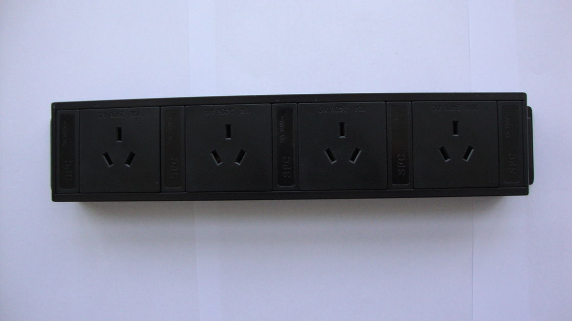 Úc 4 Jack Low Profile Power Bar, IEC320 C13 Bộ phân phối điện AC PDU