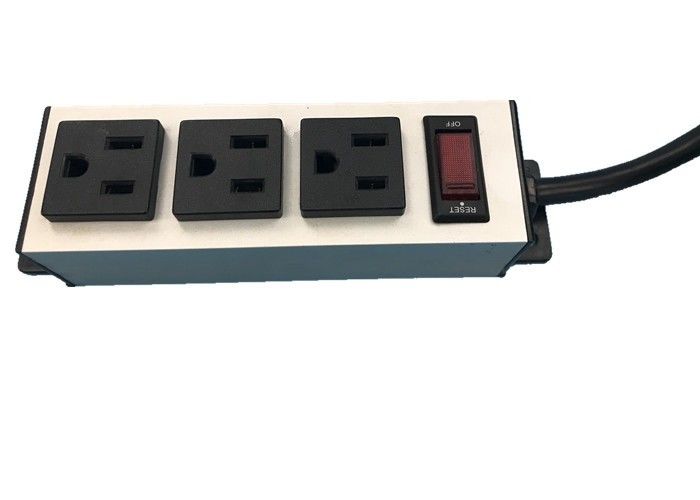 Tùy chỉnh Mỹ 3 Way đa điện cắm mở rộng dây với On Off Chuyển đổi