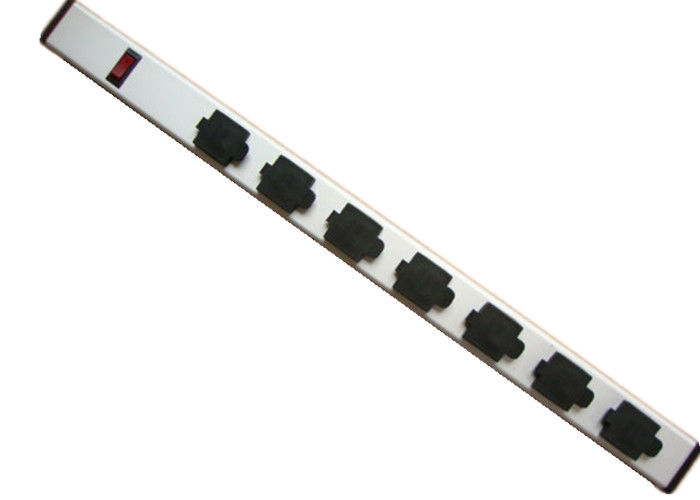 Rack chống thấm nước có thể lắp ráp Power Strip PDU cho nội 7 Way / 8 Way UL chấp thuận