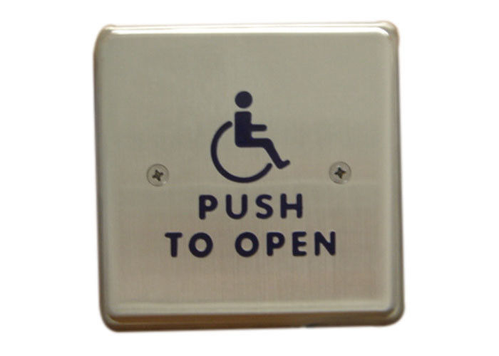 Công tắc nhấn để mở bằng thép không gỉ 4,75 ”chắc chắn, nút nhấn để mở Handicap cho cửa