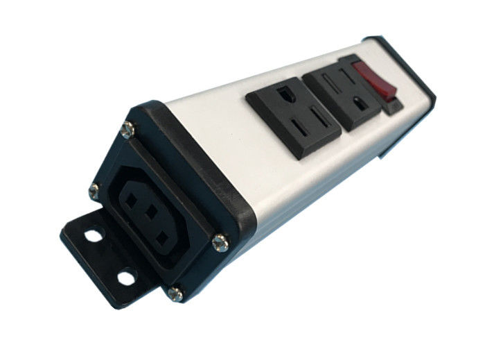 2 cửa hàng cách điện AC PDU đơn vị phân phối điện mountable cho bàn làm việc UL phê duyệt