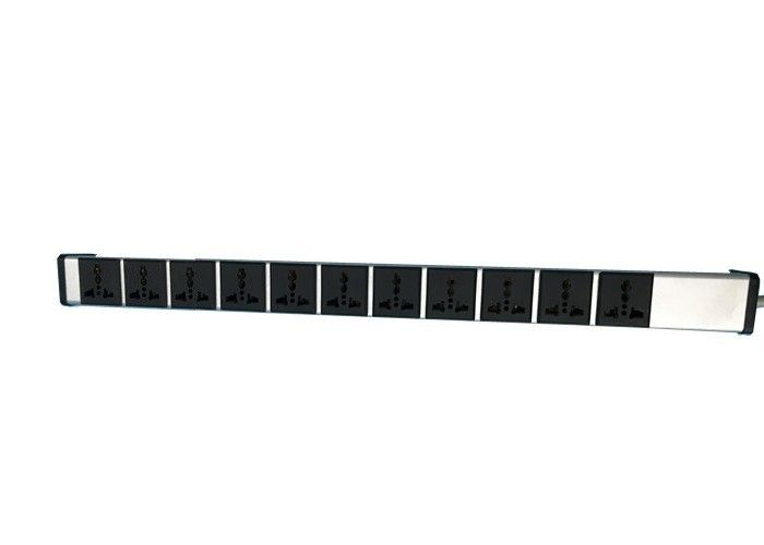Đa năng 11 Jack Quốc tế Phổ Outlet Power Strip, IEC320 Cắm Adapter Đơn vị phân phối điện PDU