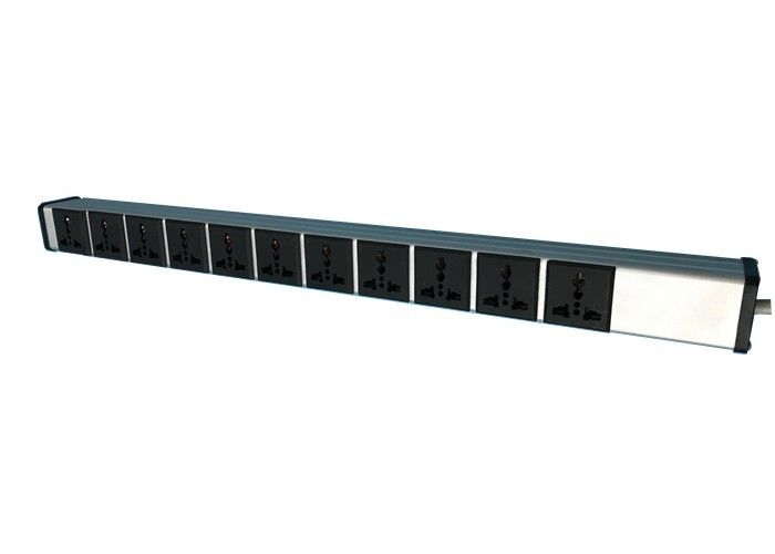 Đa năng 11 Jack Quốc tế Phổ Outlet Power Strip, IEC320 Cắm Adapter Đơn vị phân phối điện PDU