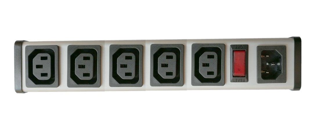 UL C-UL danh sách IEC 5Jacks 15A Bảo vệ quá tải cửa hàng Power Strip
