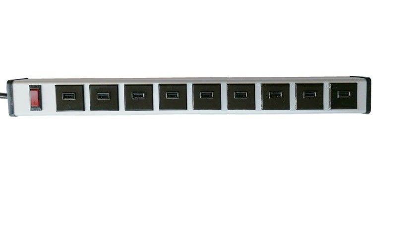Nhiều 9 cổng USB sạc điện dải ngắn mạch bảo vệ ETL FCC CE