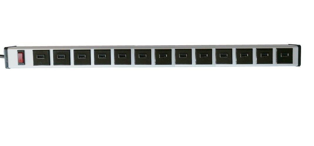 Đa chức năng 13 Cổng USB Sạc Power Strip Bar AU / EU / UK / US Cắm 5 V 2.1A