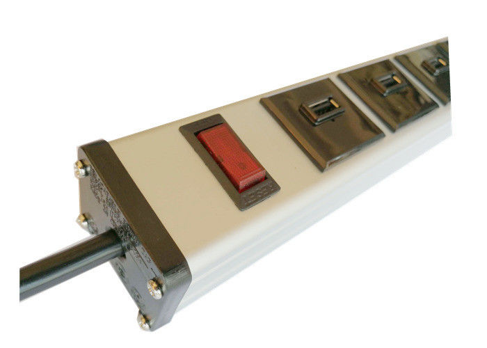 Phổ 19 Đa Cổng USB Sạc Power Strip Với Bảo Vệ Tăng Và Gắn Clips