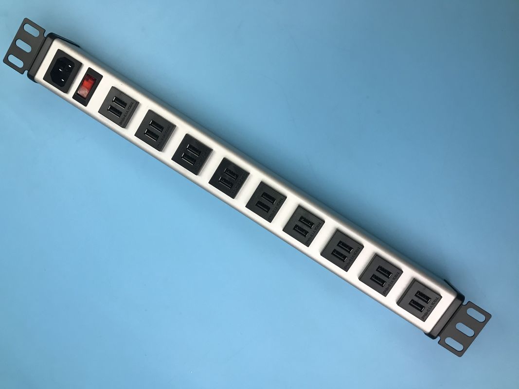 Dải nguồn USB thông minh 18 cổng kép dành cho IPad / iPhone / Điện thoại thông minh 5VDC 2.1A